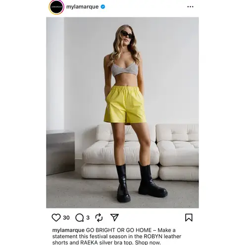 LAMARQUE Raeka Rhinestone Bralette in Silver Small New Womens Cropped Bra