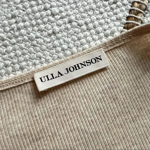 Ulla Johnson Joanne Oatmeal Long Puff Sleeve Pullover Top Women’s Medium