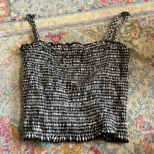 Adorable black and white tube top Size M