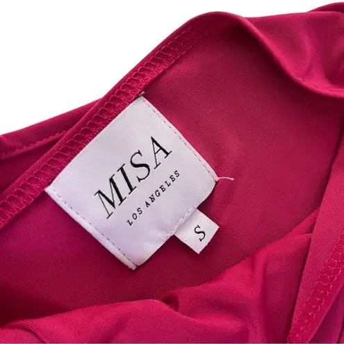 MISA Los Angeles Xenia Top in Fuchsia