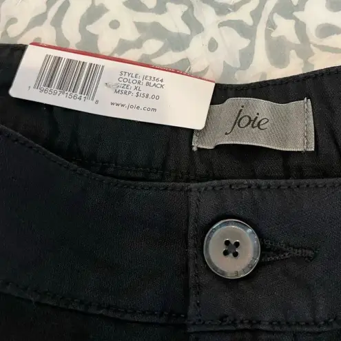Joie NWT  linen blend shorts black‎ size extra large XL