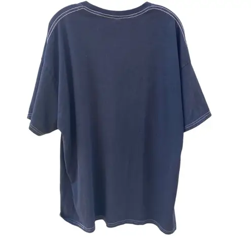 Led Zeppelin Womens plus size 0/1X short sleeve Grey blue concert band tee