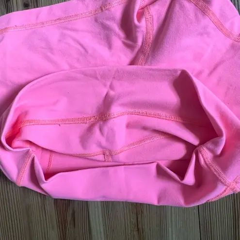 Lululemon  Neon Peach Biker Shorts