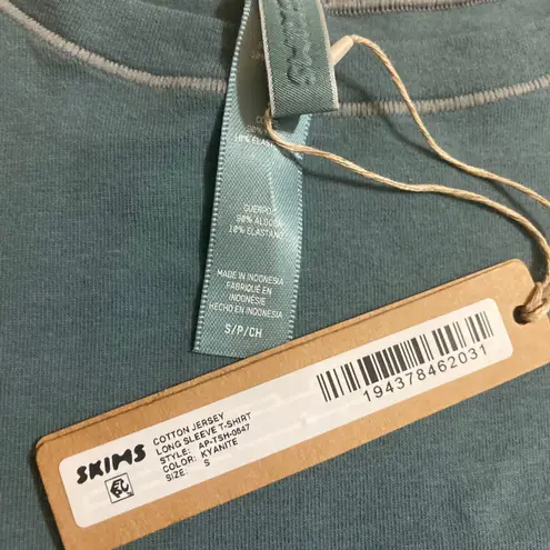 SKIMS Cotton Jersey Long Sleeve T-Shirt S