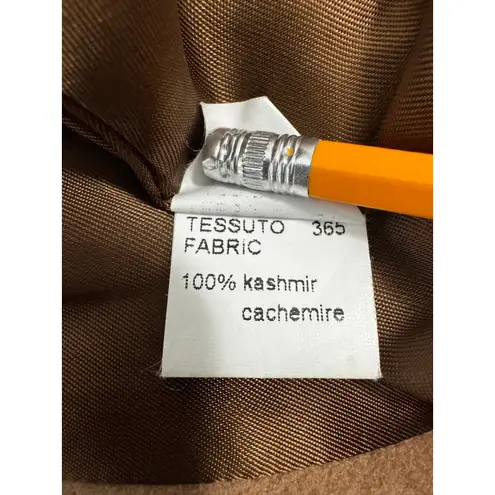 Giuliana Teso Pure Cashmere Coat with Fur Cuffs Italian 40/US Small 4