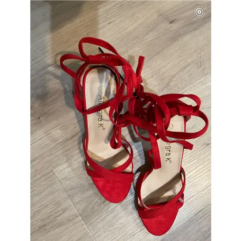 Allegra K New strapy heels size 7