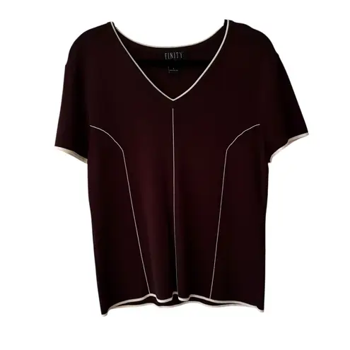 FINITY Women's Brown Knit V