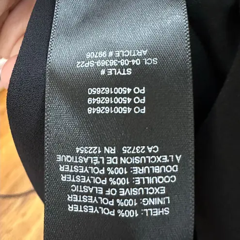 Aritzia  Wilfred Genoa Midi Dress Size Small Black Classy Feminine - Image 10