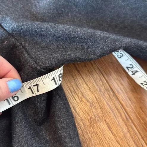 HarvĂ© Benard Harve Benardâ100% wool vintage grey military style dress 4