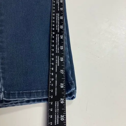 MOSSIMO, Denim Legging, Blue, Size 14, zipper and button closure, belt Loops Blue