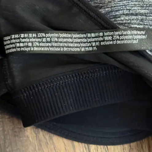 Victoria Sport Victoria's Secret Gray Black Bra-In-A-Bra Sports Bra 38C