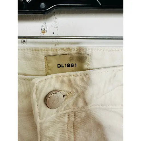 DL1961 Off-White Front Button Front Slit Middle Asra Ecru Maxi Skirt Size 27