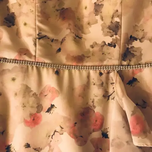 Christina Wu Strapless Summer Floral Bridesmaid Prom Maxi Gown 4