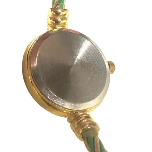 Green & Gold Christmas Tree Bangle Watch