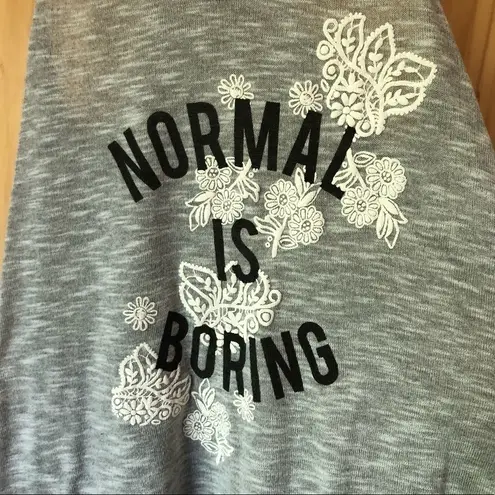 Tokyo Darling Normal is Boring floral racerback tank Jr S
