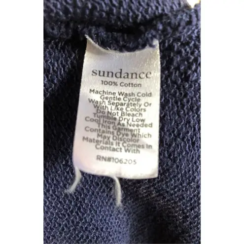 Distressed Sundance blue distressed wash vee neck short sketch cotton light pull Size M