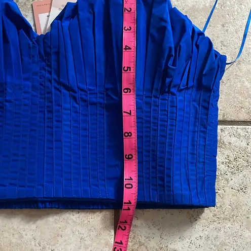 Cult Gaia Andra Corset Top in canal