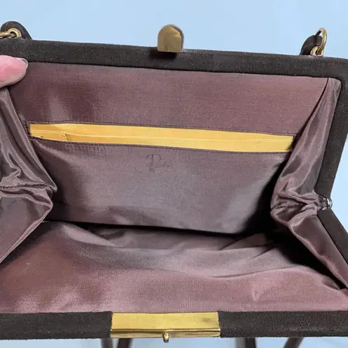 Paristyle Womens Elegant Handbag Coffee Brown Rotating Lock