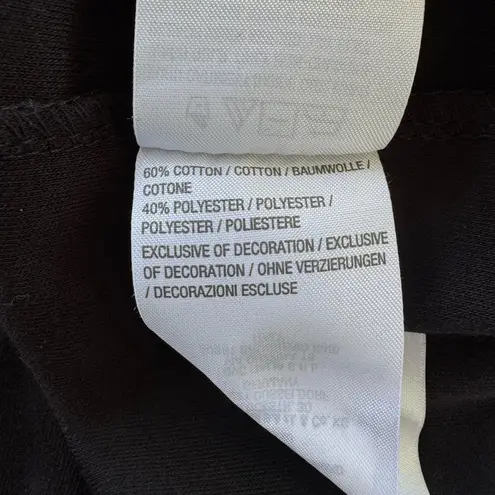 Quacker Factory Black Short Sleeve Tee Size M Halloween Ghost