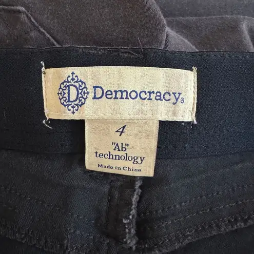 Democracy Midrise Ab Technology Ankle Length Skinny Jean EUC Dark Gray Womens 4