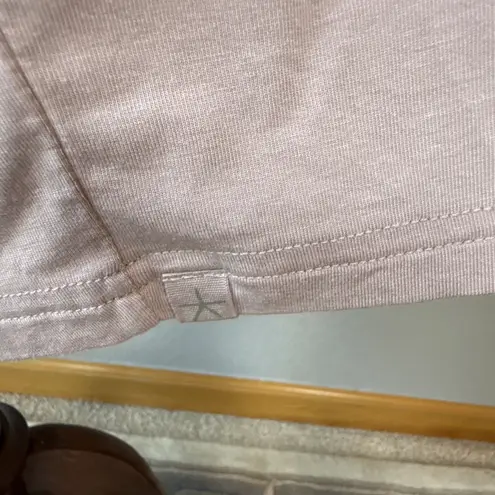 Barefoot Dreams Luxe Milk Jersey Womens Caftan Dress OS One Size Faded Rose Pink