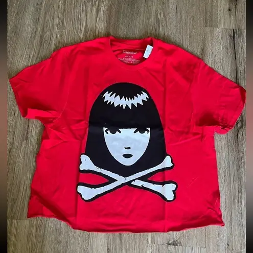 Her Universe Emily The Strange Crossbones Crop T-Shirt