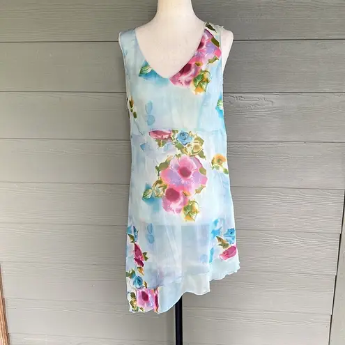 Johnny Was Silk Sleep Dress with Matching Silk “Jacket”