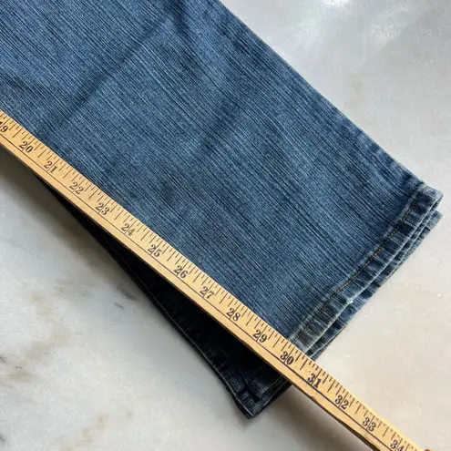 Vintage Armani Jeans AJ Women's Bootcut Denim Jeans Size 29 Blue Cotton Flare