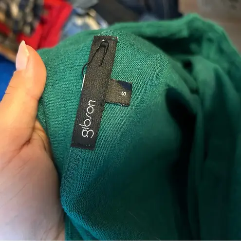 Gibson Emerald Green Off Shoulder Blouse