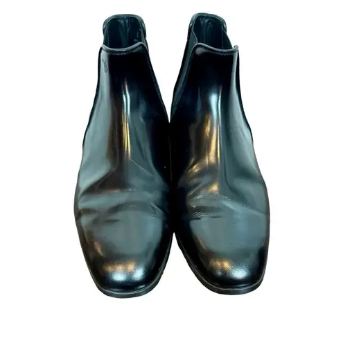 Tod's TOD’S Black Patent Leather Chelsea Ankle Boots