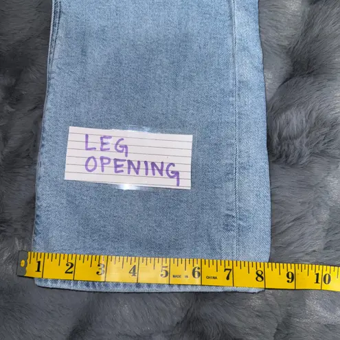 American Eagle 90s Lo Rise Skinny Kick Jeans Women 4 Light Wash Stretch Bootcut Blue Size undefined