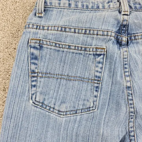 Faded Glory Womens Jeans 4 Blue Light Wash Wide Leg Cotton High Rise Denim Y2K