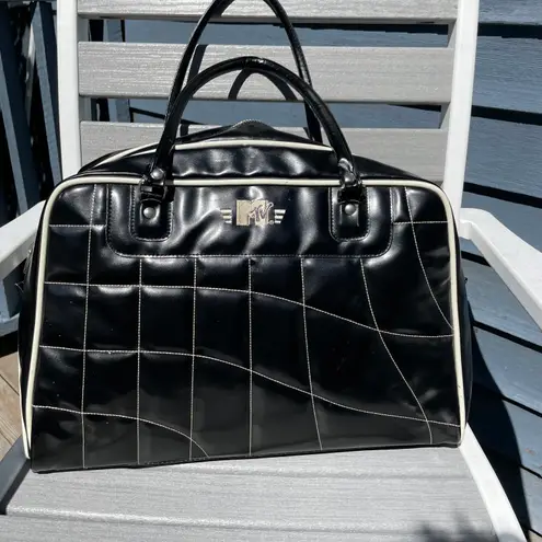 MTV Brand MTV Vintage black faux leather large purse