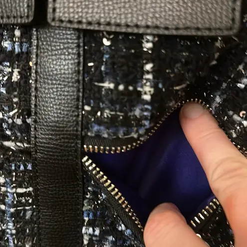 Henri Bendel Jetsetter, Large Size, Tweed, Rare!