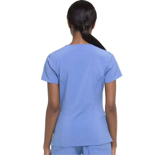 Dickies EDS Essentials Women's V-Neck Ciel Sz XXS Top