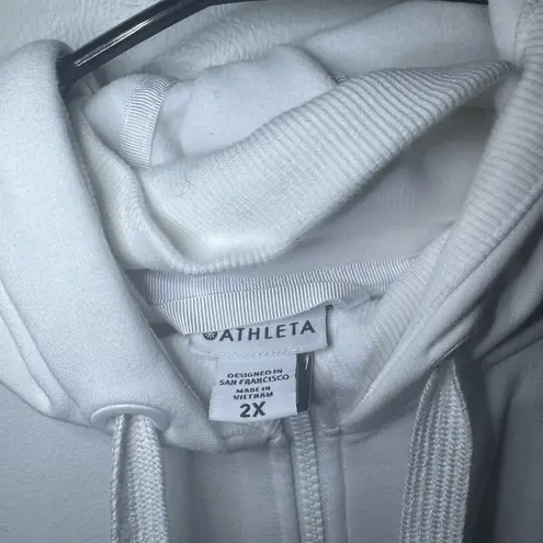 Athleta  White Triumph Hoodie