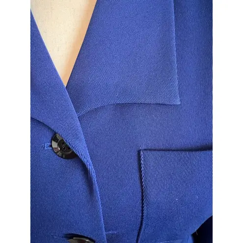Jacqueline Ferrar Royal Blue Blazer Jacket Size 12