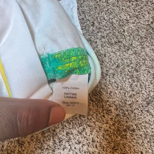 J.Crew  Pineapple Print‎ Shorts Casual Summer Green Size 6