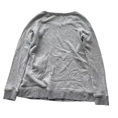 Workshop Republic Clothing Workshop Republic Sweatshirt Gray Medium Distressed Corset French Terry Tunic