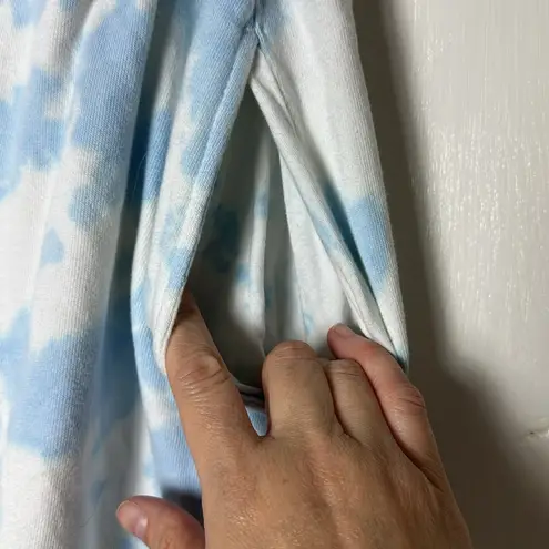 Roller Rabbit Blue Monkey Tie Dye White and Blue Sweatpants Size Medium