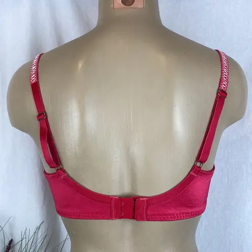 Wacoal Red & White 65769 Lost In Lace Underwire Bra 36D