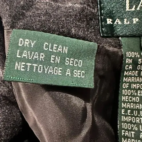 Ralph Lauren Lauren  | Grey Wool Pinstripe Classic Pencil Skirt Size 14 NWT