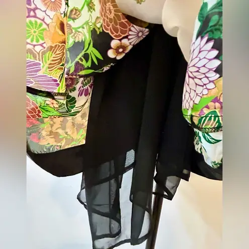 Arden B Floral Ruffle Neck Mini Dress Size Small