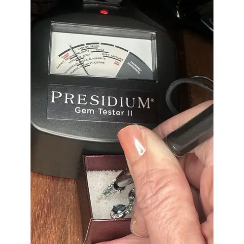 Orissa 925 Sterling Silver London Blue Topaz and Rhodolite Garnet Ring. Sz 8.75