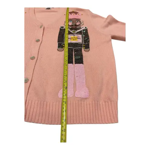 Queen of Sparkles Women's Pink Long Sleeve Champagne nutcracker cardigan XXL Size undefined