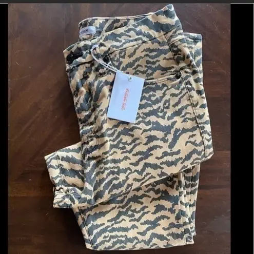Good American  Jeans Good Waist Crop Zebra Print Size 8 - 29 - Image 5