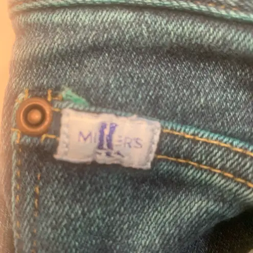 Vintage Miller’s Slim Fit Acid Wash Size 28 Teal Denim Jeans. 1622 Blue