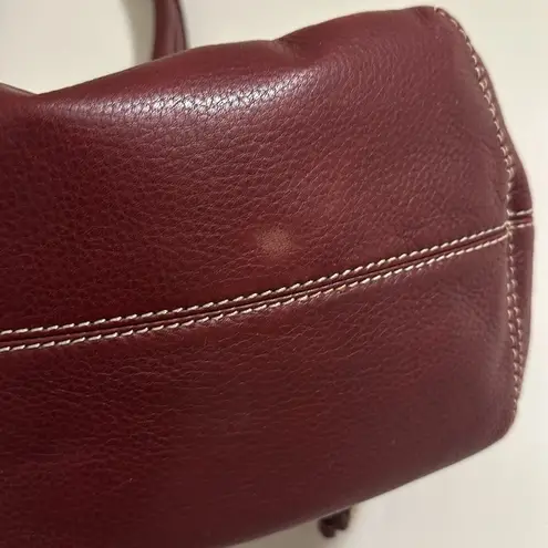 Michael Kors  Burgundy hobo tote soft leather