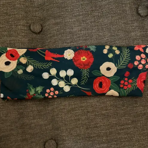 Boutique Handmade Unique Knotted Holiday Christmas Holly Poinsettia Headband