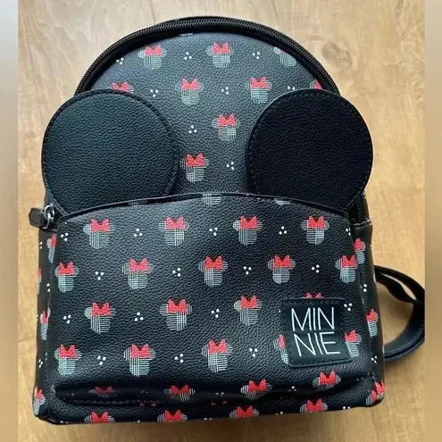Danielle Nicole NWT Dani - x Disney Black Minnie Mouse Mini Backpack, Polka Dot